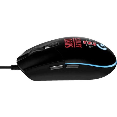 San Diego State University Aztecs San Diego State G203 Prodigy RGB Wired Gaming Mouse Skin